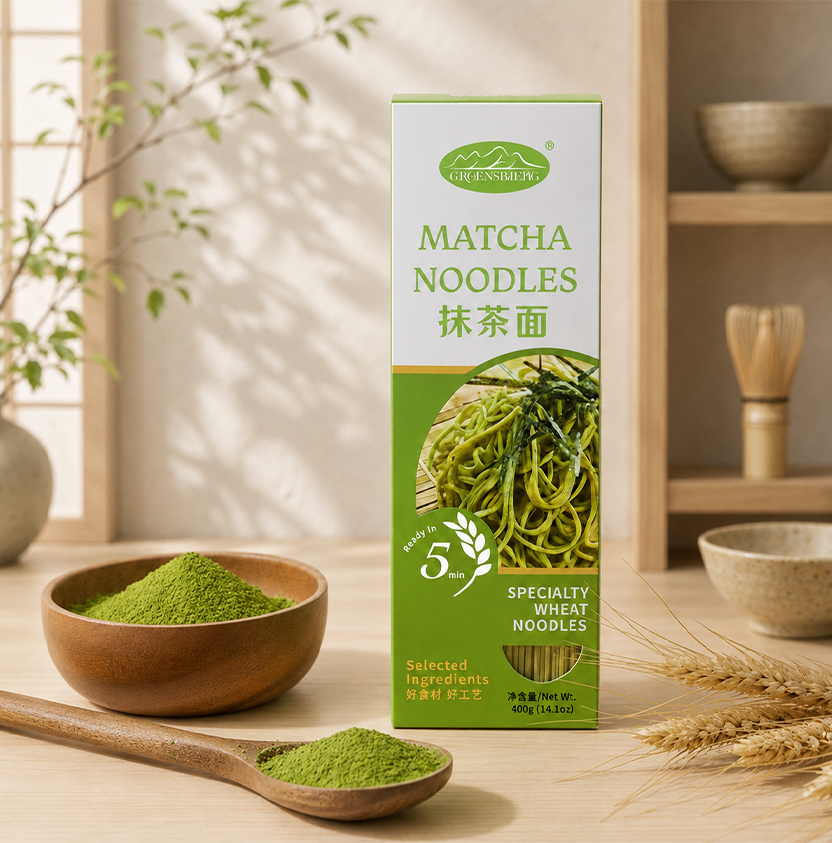 Matcha Noodles 400g Box