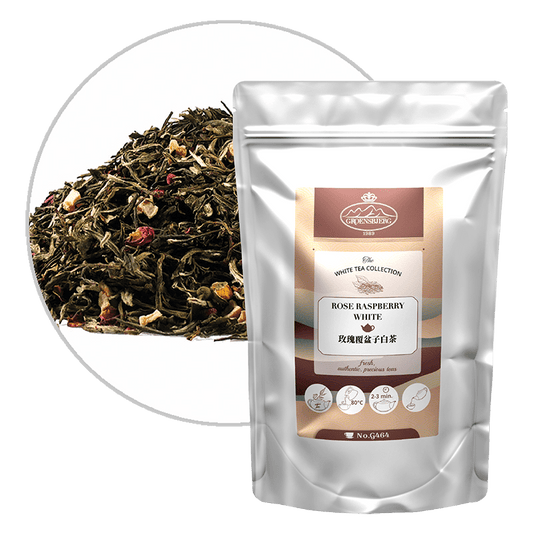 Rose Raspberry White 100g Loose Leaf Pouch