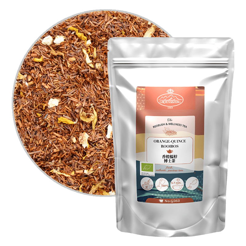 Orange-Quince Rooibos  100g Loose Leaf Pouch