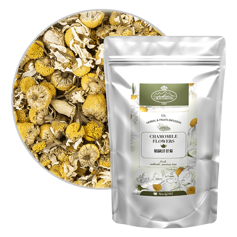 Chamomile Flowers 100g Loose Leaf Pouch