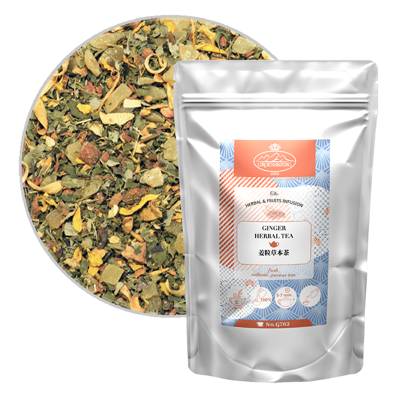 Ginger Herbal Tea 100g Loose Leaf Pouch