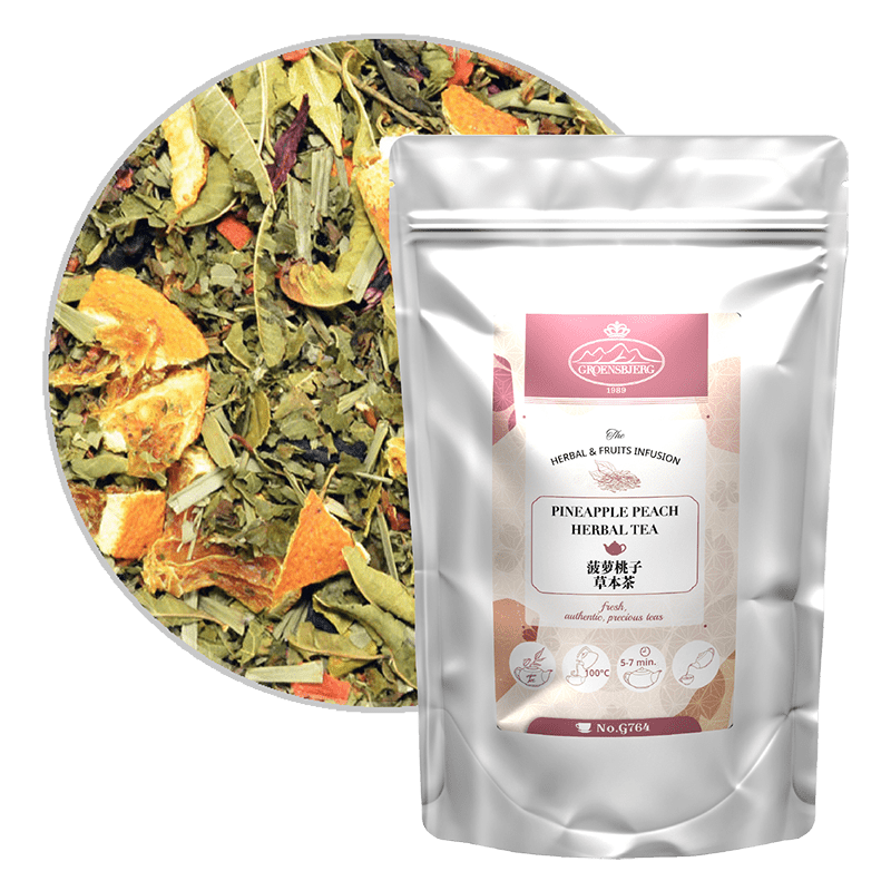 Pineapple Peach Herbal Tea 100g Loose Leaf Pouch