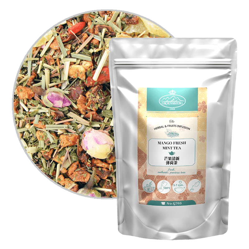 Mango Fresh Mint Tea 芒果清新薄荷茶