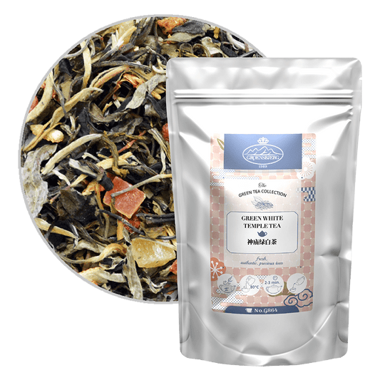 Green White Temple Tea 100g Loose Leaf Pouch