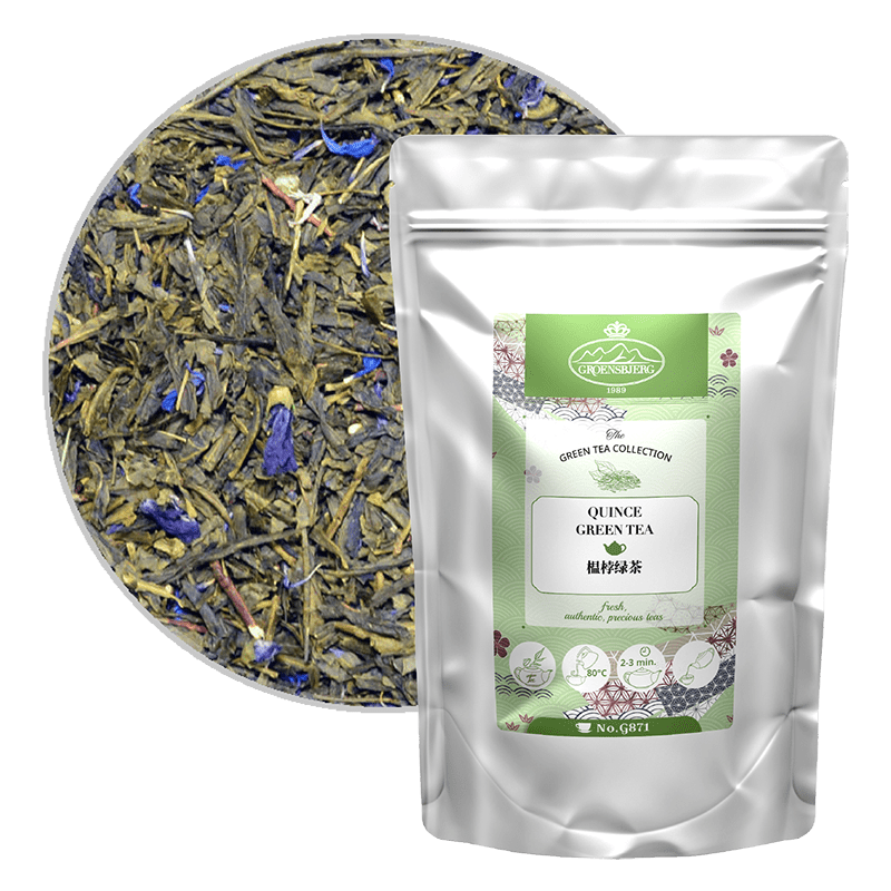 Quince Green Tea 100g Loose Leaf Pouch