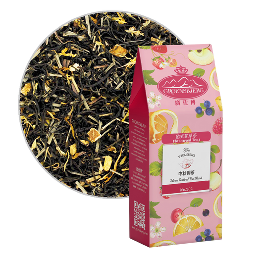 Moon Festival Tea Blend 60g Pouch Box with Loose Tea