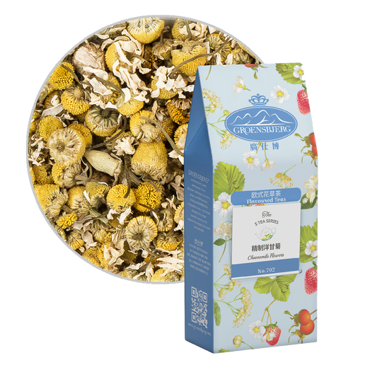 Chamomile Flowers 40g Pouch Box with Loose Tea