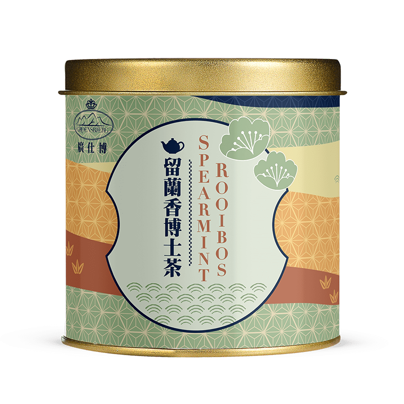 Spearmint Rooibos 60g Gold Medium Tin