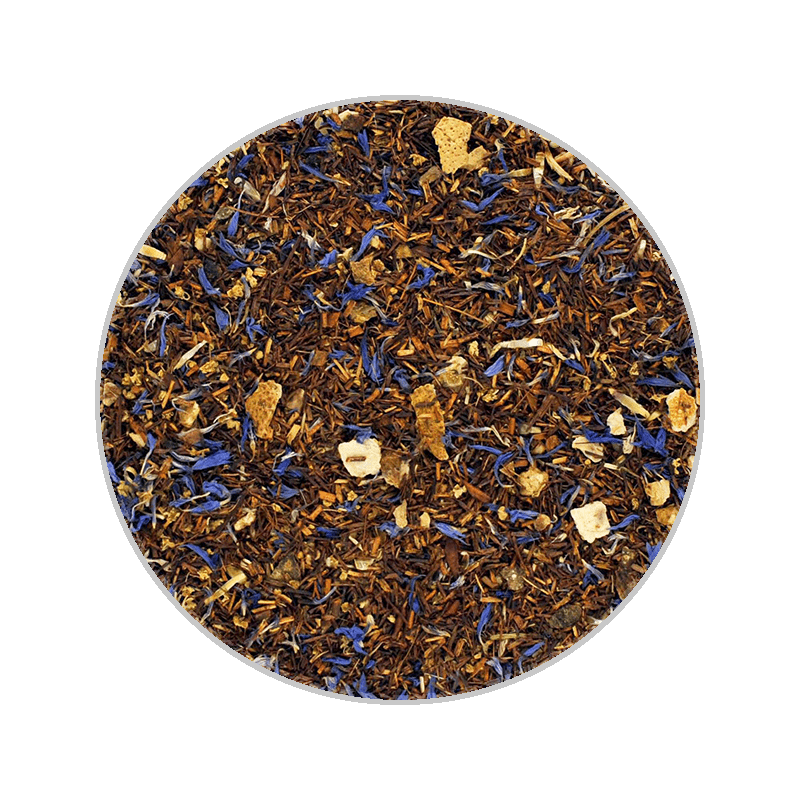 Dark Blue Box Rooibos 60g Gold Medium Tin