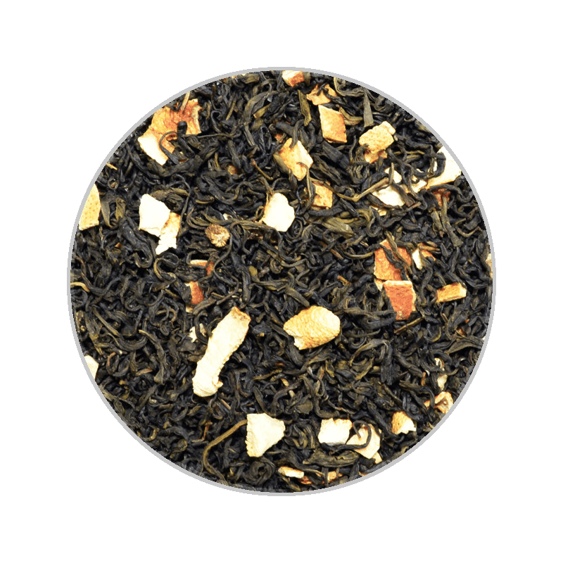 Honey Lemon Green Tea 60g Pouch Box with Loose Tea